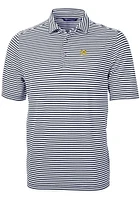 Cutter and Buck Michigan Wolverines Virtue Eco Pique Stripe Big Tall Polo