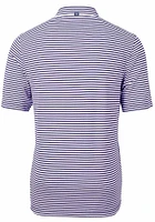 Northwestern Wildcats Cutter and Buck Virtue Eco Pique Stripe Big Tall Polo