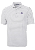 Northwestern Wildcats Cutter and Buck Virtue Eco Pique Stripe Big Tall Polo