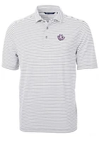 Cutter and Buck TCU Horned Frogs Virtue Eco Pique Stripe Big Tall Polo