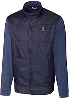 Cutter and Buck Auburn Tigers Mens Navy Blue Stealth Hybrid Quilted Big Tall Light Weight Ja..
