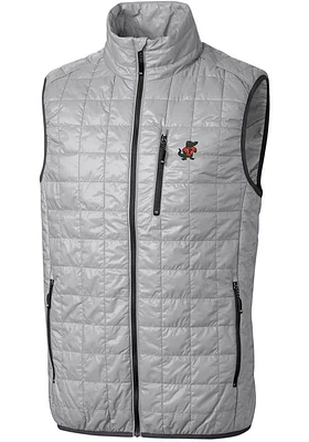 Cutter and Buck Florida Gators Big Tall Grey Rainier PrimaLoft Vest Mens
