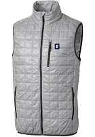 Cutter and Buck Georgetown Hoyas Big Tall Grey Rainier PrimaLoft Vest Mens