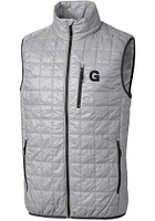 Cutter and Buck Gonzaga Bulldogs Big Tall Grey Rainier PrimaLoft Vest Mens