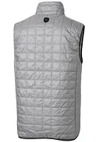 Cutter and Buck Gonzaga Bulldogs Big Tall Grey Rainier PrimaLoft Vest Mens