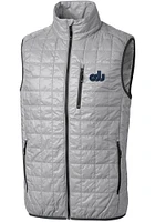 Cutter and Buck Old Dominion Monarchs Big Tall Grey Rainier PrimaLoft Vest Mens