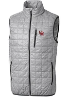 Cutter and Buck Ole Miss Rebels Big Tall Grey Rainier PrimaLoft Vest Mens