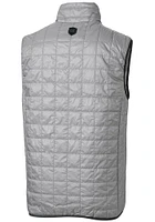 Cutter and Buck Ole Miss Rebels Big Tall Grey Rainier PrimaLoft Vest Mens