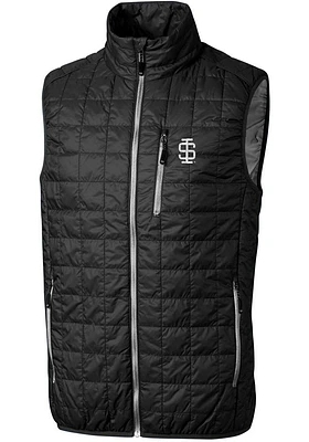 Cutter and Buck Southern Illinois Salukis Big Tall Rainier PrimaLoft Vest Mens