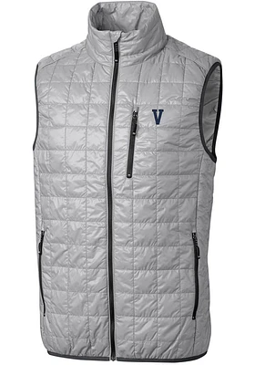 Cutter and Buck Villanova Wildcats Big Tall Grey Rainier PrimaLoft Vest Mens