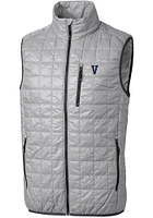 Cutter and Buck Villanova Wildcats Big Tall Grey Rainier PrimaLoft Vest Mens