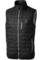 Cutter and Buck Wichita State Shockers Big Tall Black Rainier PrimaLoft Vest Mens