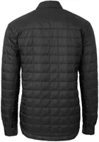 Cutter and Buck Ohio State Buckeyes Mens Black Rainier PrimaLoft Quilted Big Tall Lined Jack..