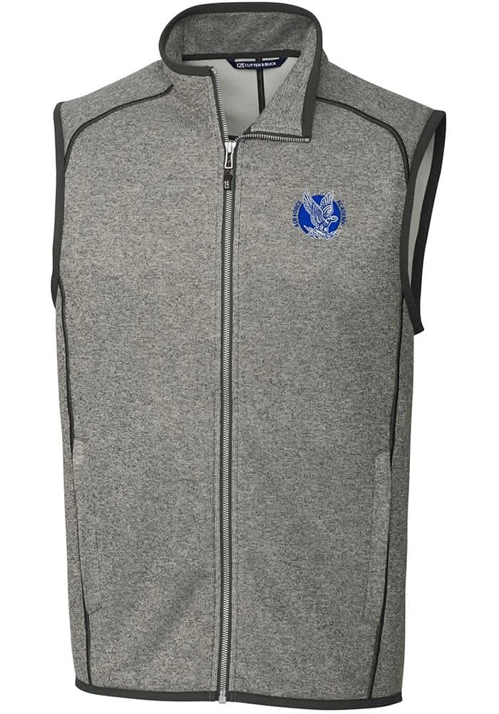Cutter and Buck Air Force Falcons Big Tall Grey Mainsail Sweater Vest Mens