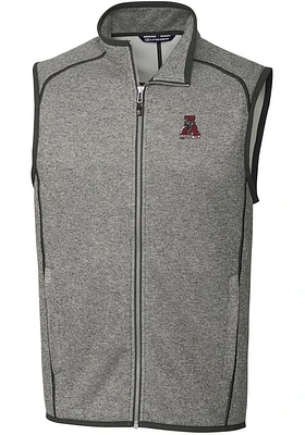 Cutter and Buck Alabama Crimson Tide Big Tall Grey Mainsail Sweater Vest Mens