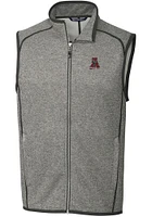 Cutter and Buck Alabama Crimson Tide Big Tall Grey Mainsail Sweater Vest Mens