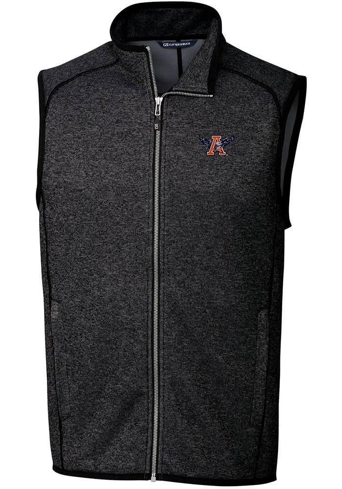 Cutter and Buck Auburn Tigers Big Tall Charcoal Mainsail Sweater Vest Mens