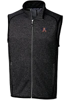 Cutter and Buck Auburn Tigers Big Tall Charcoal Mainsail Sweater Vest Mens