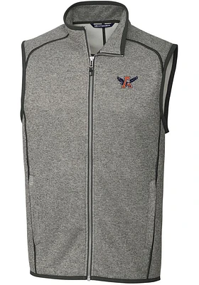 Cutter and Buck Auburn Tigers Big Tall Grey Mainsail Sweater Vest Mens