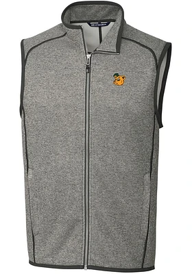 Cutter and Buck Baylor Bears Big Tall Grey Mainsail Sweater Vest Mens