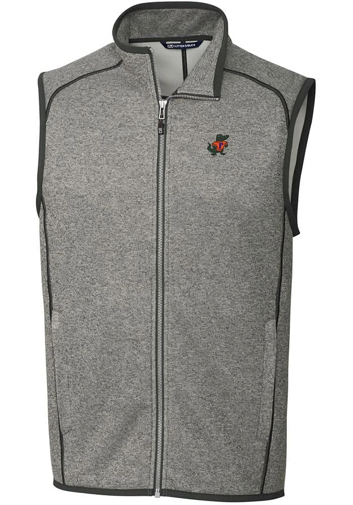 Cutter and Buck Florida Gators Big Tall Grey Mainsail Sweater Vest Mens