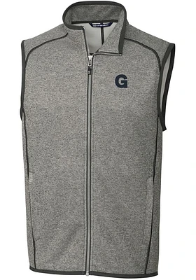 Cutter and Buck Gonzaga Bulldogs Big Tall Grey Mainsail Sweater Vest Mens
