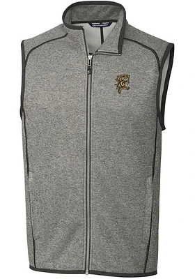 Cutter and Buck Grambling State Tigers Big Tall Grey Mainsail Sweater Vest Mens