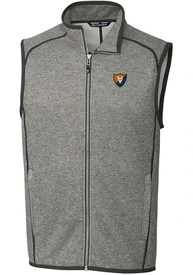 Grey Illinois Fighting Illini Cutter and Buck Big Tall Mainsail Sweater Vest Mens