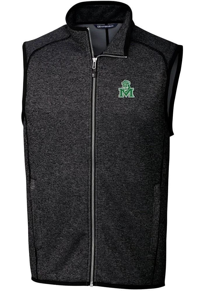 Cutter and Buck Marshall Thundering Herd Big Tall Charcoal Mainsail Sweater Vest Mens