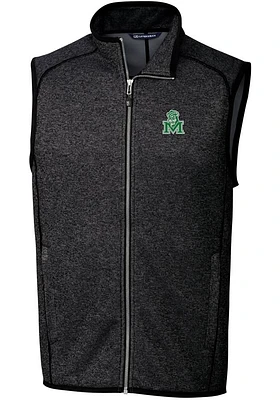 Cutter and Buck Marshall Thundering Herd Big Tall Charcoal Mainsail Sweater Vest Mens