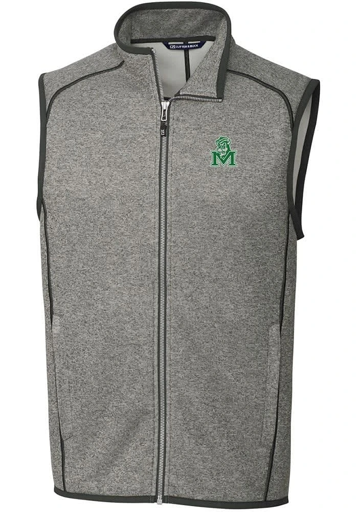 Cutter and Buck Marshall Thundering Herd Big Tall Grey Mainsail Sweater Vest Mens