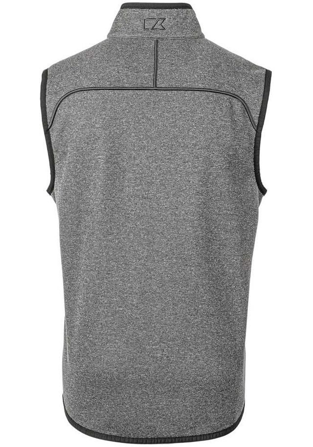 Cutter and Buck Ohio State Buckeyes Big Tall Grey Mainsail Sweater Vest Mens