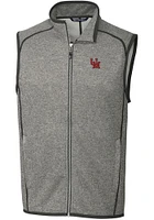 Cutter and Buck Ole Miss Rebels Big Tall Grey Mainsail Sweater Vest Mens