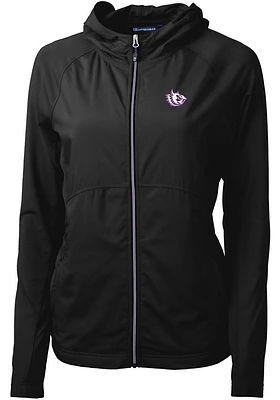 Cutter and Buck TCU Horned Frogs Womens Black Vault Adapt Eco Light Weight Jacket