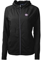 Cutter and Buck TCU Horned Frogs Womens Black Vault Adapt Eco Light Weight Jacket