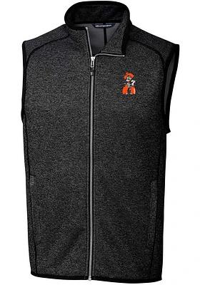 Cutter and Buck Oklahoma State Cowboys Mens Grey Mainsail Sleeveless Jacket