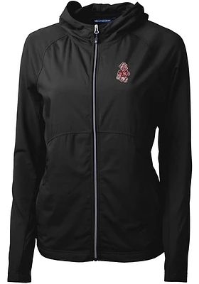 Cutter and Buck Washington State Cougars Womens Black Vault Adapt Eco Light Weight Jacket