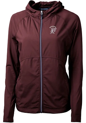 Cutter and Buck Mississippi State Bulldogs Womens Adapt Eco Light Weight Jacket