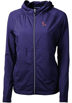 Cutter and Buck Clemson Tigers Womens Adapt Eco Light Weight Jacket