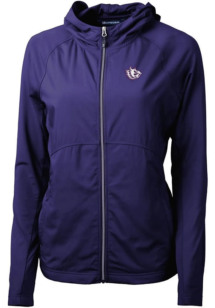 Cutter and Buck TCU Horned Frogs Womens Adapt Eco Light Weight Jacket