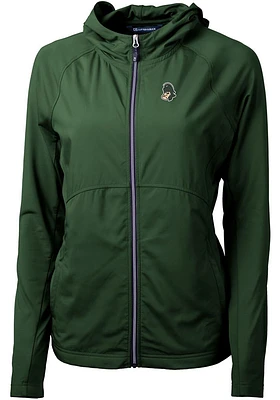 Cutter and Buck Michigan State Spartans Womens Adapt Eco Light Weight Jacket