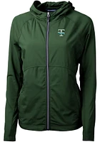 Cutter and Buck Tulane Green Wave Womens Adapt Eco Light Weight Jacket