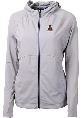 Cutter and Buck Alabama Crimson Tide Womens Grey Adapt Eco Light Weight Jacket