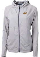 Cutter and Buck George Mason University Womens Grey Adapt Eco Light Weight Jacket