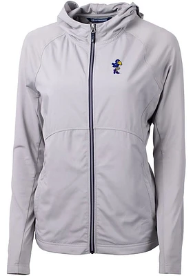 Cutter and Buck Kansas Jayhawks Womens Adapt Eco Light Weight Jacket