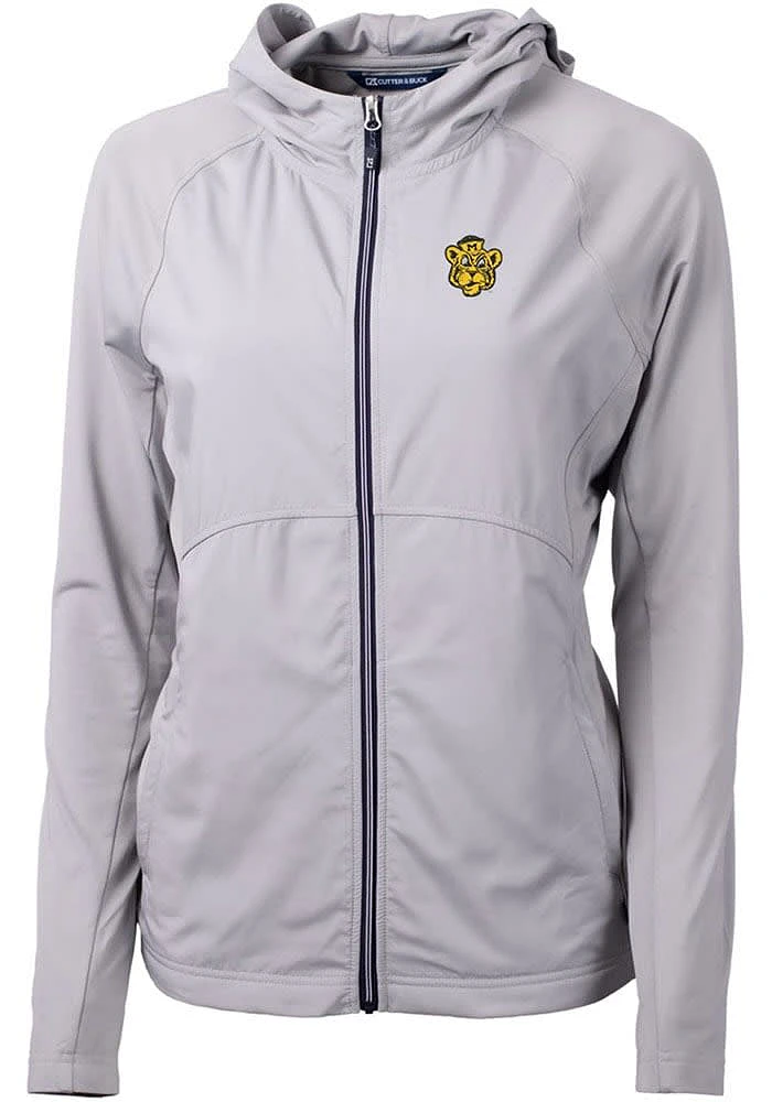 Cutter and Buck Missouri Tigers Womens Grey Adapt Eco Light Weight Jacket