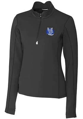 Cutter and Buck Air Force Falcons Womens Vault Traverse Qtr Zip