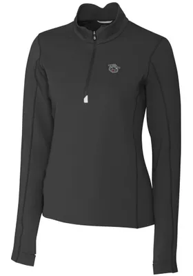 Cutter and Buck Cincinnati Bearcats Womens Black Traverse 1/4 Zip Pullover