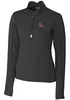 Cutter and Buck Clemson Tigers Womens Vault Traverse Qtr Zip