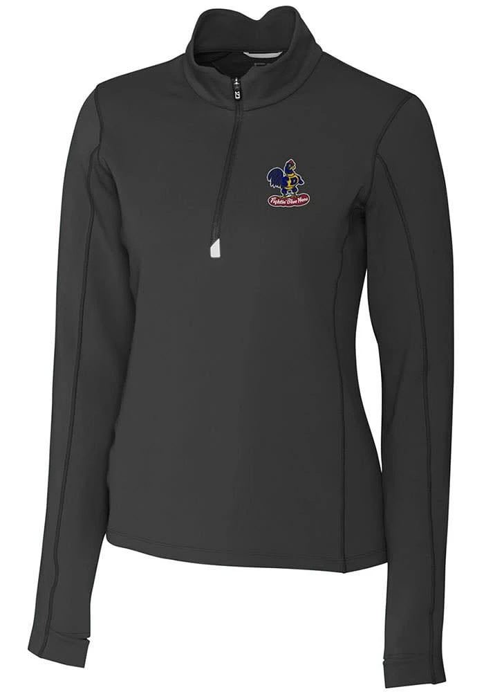 Cutter and Buck Delaware Fightin' Blue Hens Womens Traverse Qtr Zip